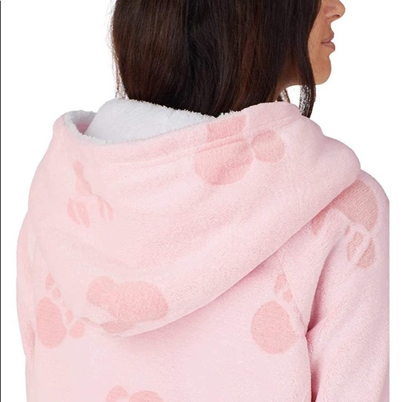 Disney pink Large & XL Fleece Hoodie Robe NWT - Picture 5 of 8